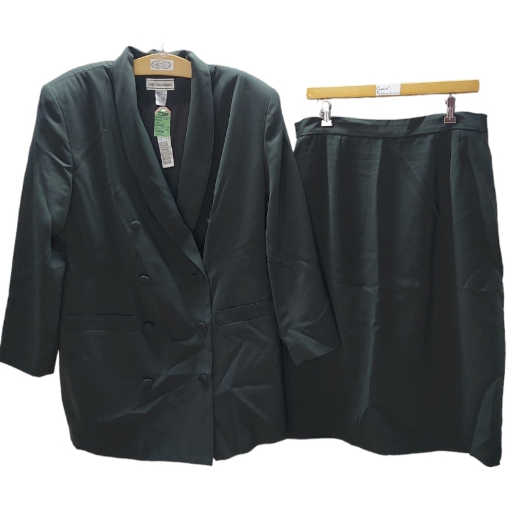 Vtg August Max Woman 2 PC Skirt Set W-SETS-118